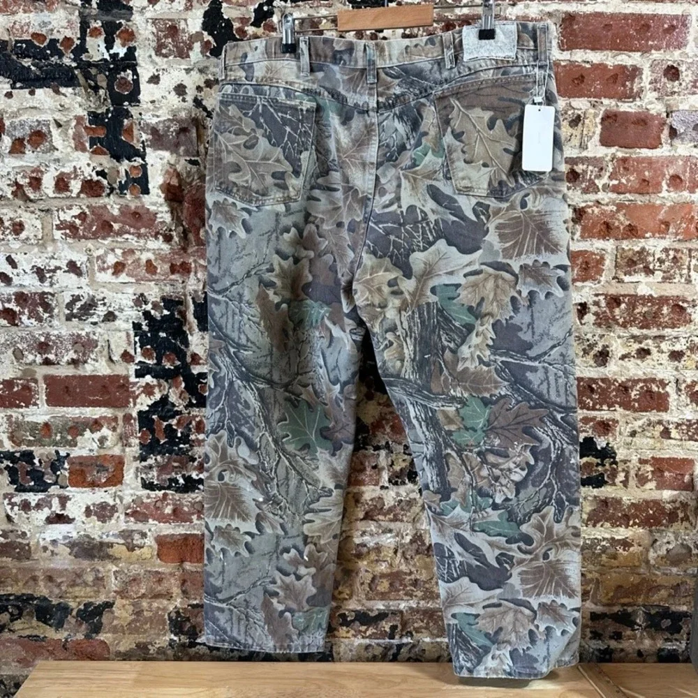Wrangler Camo Pants Jeans Workwear Mens Measures 41x29 Hunting Outdoor